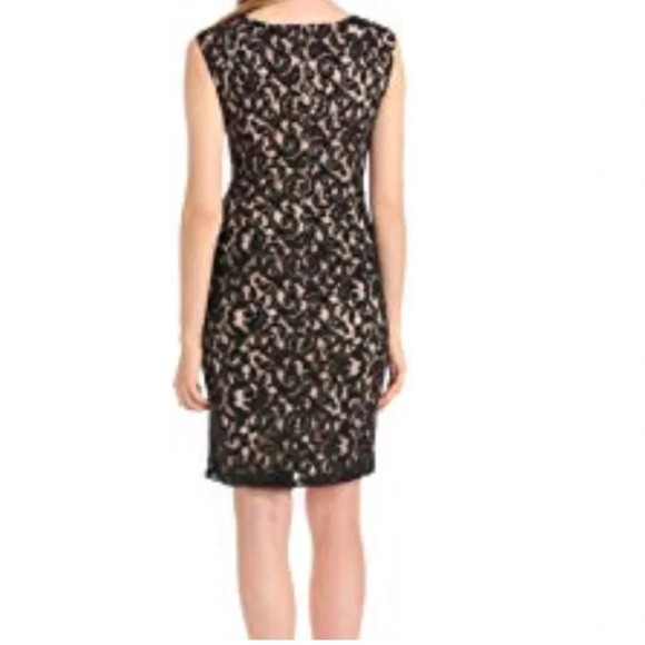 Adrianna Papell Sheath black lace sheath dress size 6 - Picture 3 of 11